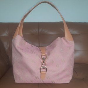Dooney & Bourke Pink Logo Shoulder Bag